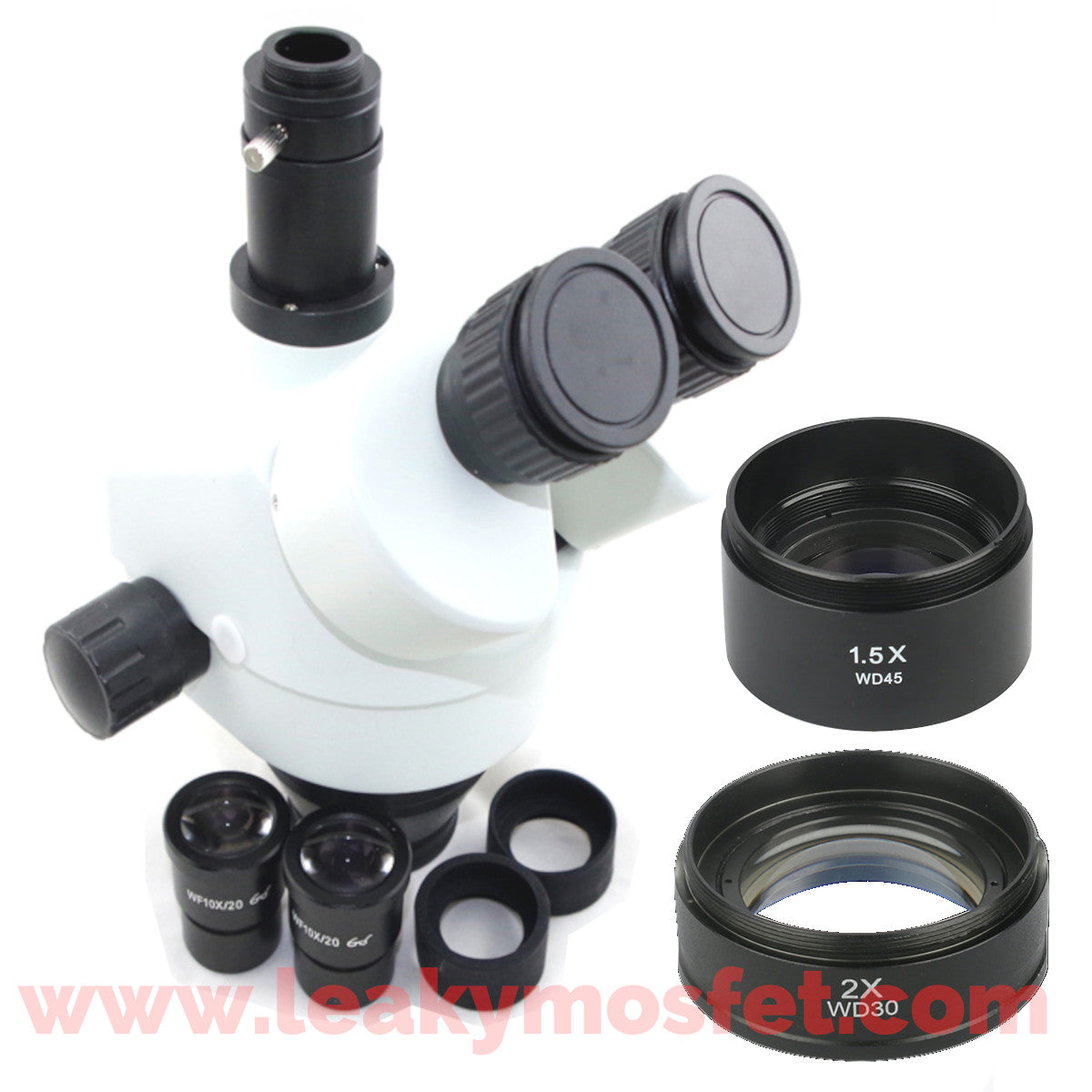 7-45X | 7-90X | 3.5-90X Continues-Zoom Visual Trinocular Stereo Zoom Microscope Head