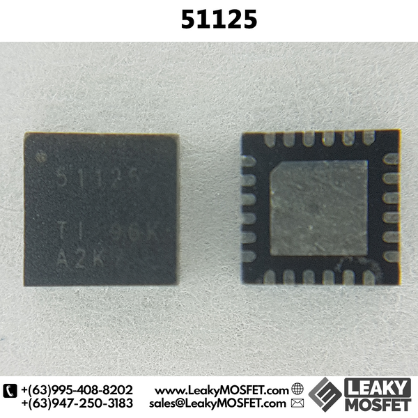 TPS51125 QFN-24 - Leaky MOSFET