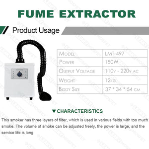 LMT-497 FUME EXTRACTOR | SMOKE ABSORBER