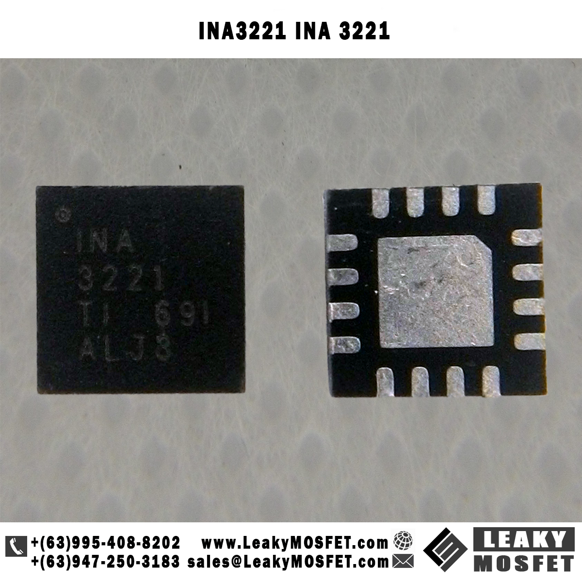 INA3221 INA 3221 - Leaky MOSFET