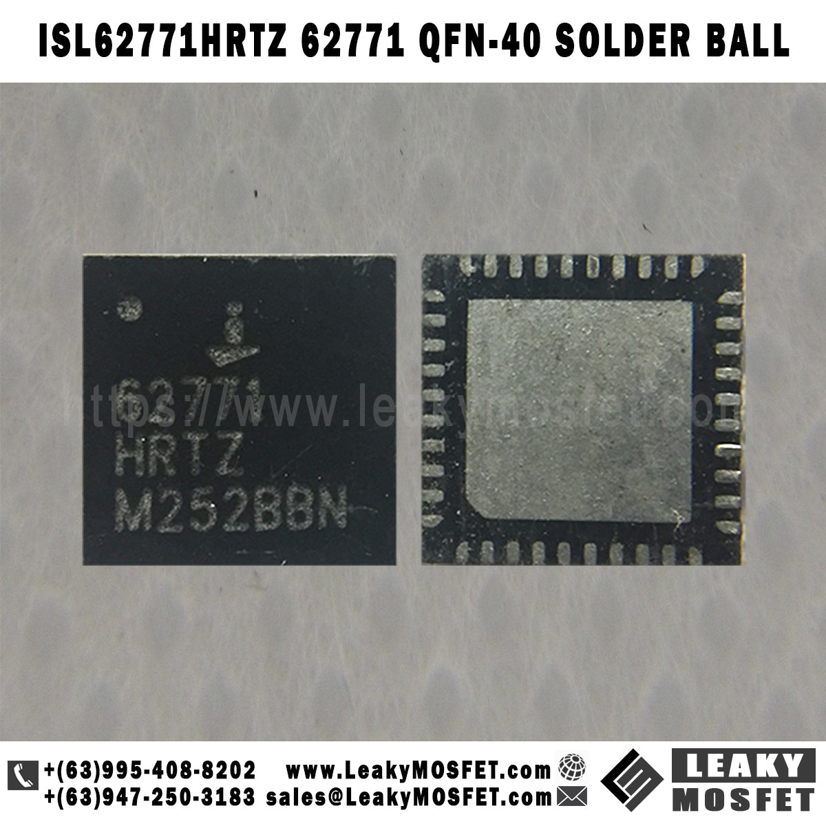 ISL62771HRTZ ISL62771 62771 PWM CPU Regulator QFN-40