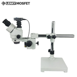 3.5-45X 22MP Simul-Focal Trinocular Microscope