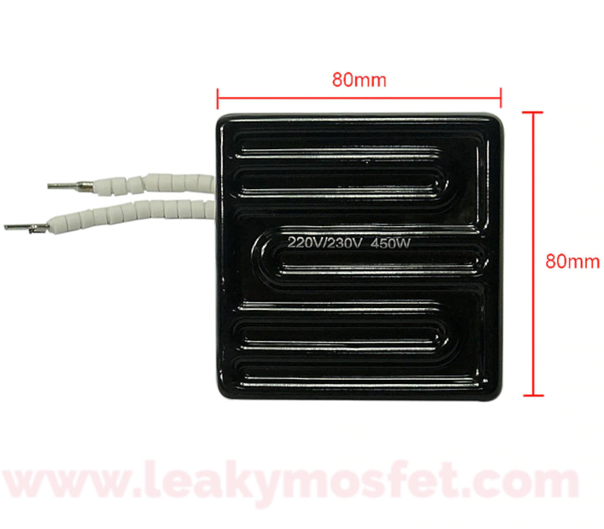 80*80mm 450W Infrared Top Ceramic Heating Plate For BGA Station IR6000 IR6500 IR-PRO-SC