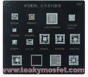 BGA Reball stencil for Xiaomi MTK PM8921 MT6329A MT6517A MTK6577A CPU MSM8960 BCM281551FDPG G1025